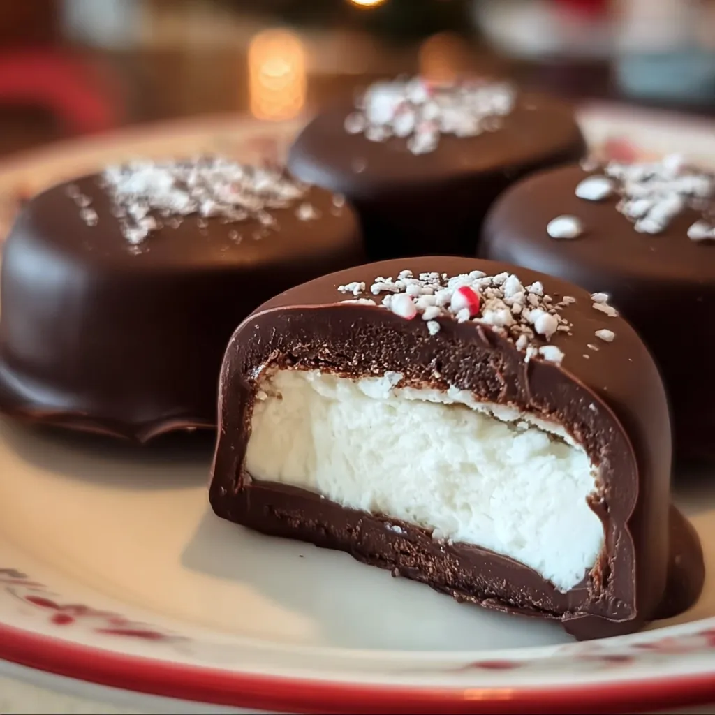 Homemade Peppermint Patties Recipe with Rich Dark Chocolate Coating (5 Ingredients!) - main view